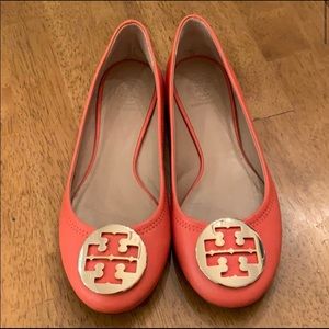 Tory Burch flats, size 8.5 like new!!
